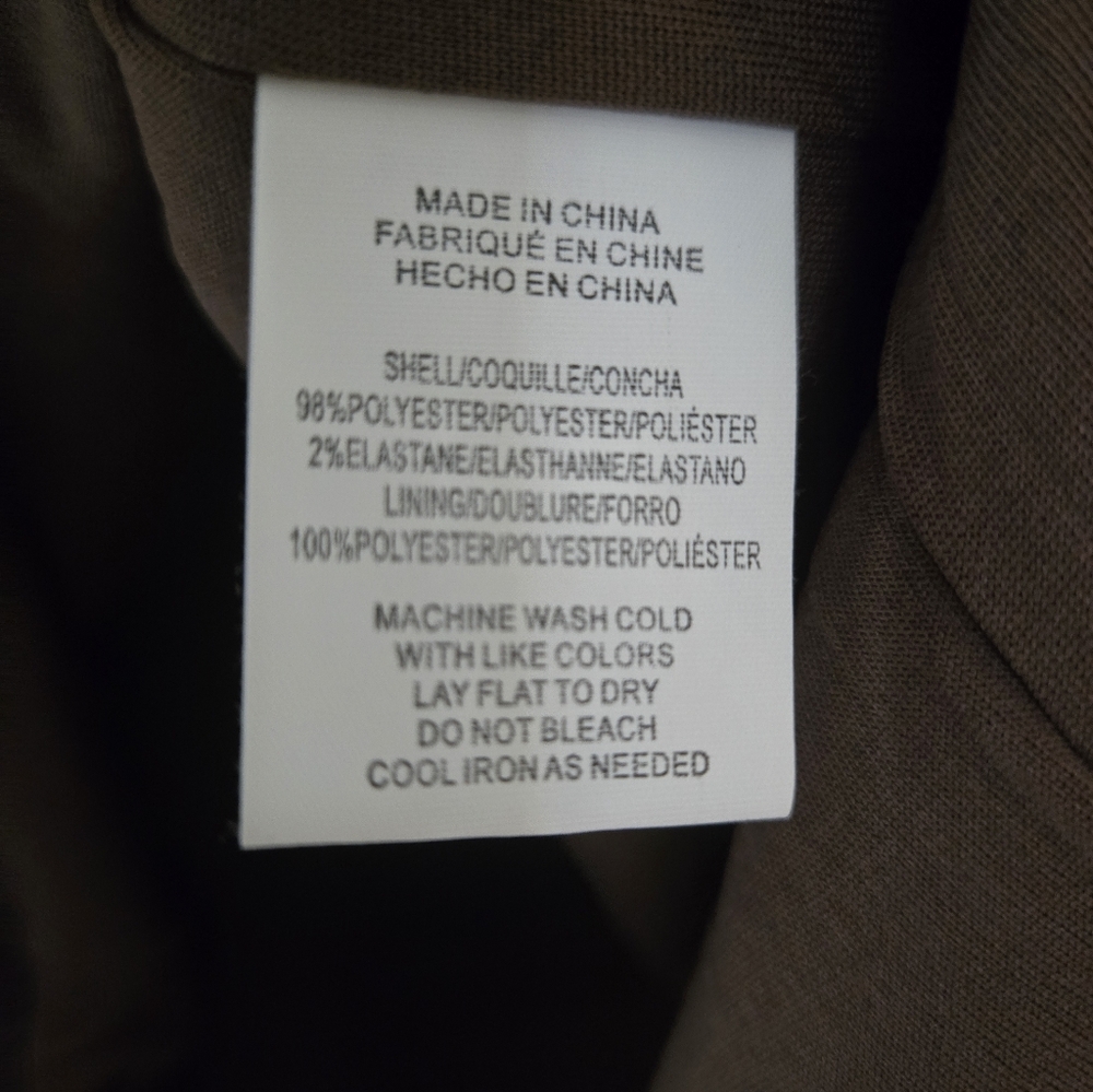 O'NEILL Brown Long Sleeve Dress NWOT Sm - Picture 6 of 9
